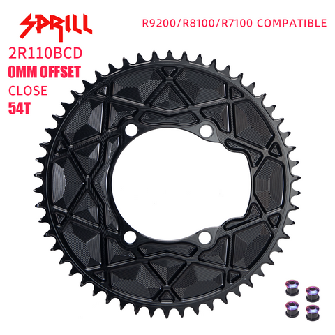 SHIMANO R9200 R8100 R7100 110BCD High strength AERO Narrow Wide Chainring 54-66T