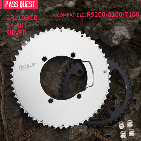 SHIMANO 2X R9200 R8100 110BCD Standard closed Road bike Gravel bike 11-12s New