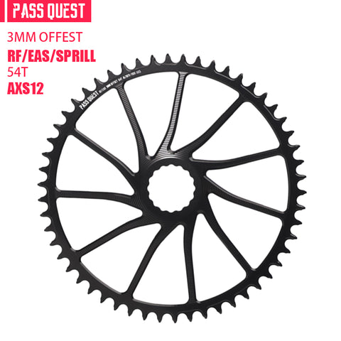 RACE FACE (3mm offset ) AXS Round Narrow Wide Chainring 40-54T