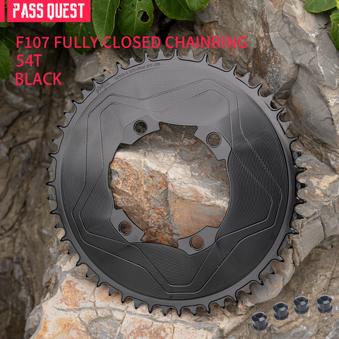PASS QUEST SPRILL F107BCD 3mm offset AXS (4-bolt AERO) Round  Narrow Wide Chainring（副本）