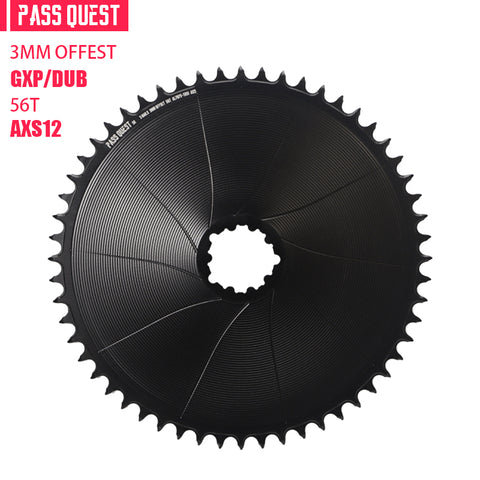 SRAM GXP/DUB ( 3mm offset) GRAVEL/ROAD  Narrow Wide Chainring 36-56T /AXS