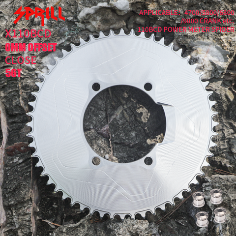 PASS QUEST X110BCD High strength AERO STAR Narrow Wide Chainring 56-66T