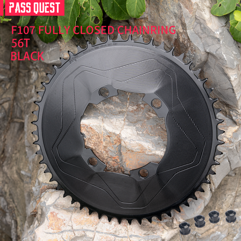 PASS QUEST SPRILL F107BCD 3mm offset AXS (4-bolt AERO) Round  Narrow Wide Chainring（副本）