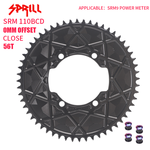 SRAM SRM 110BCD  High strength AERO Narrow Wide Chainring 54-66T