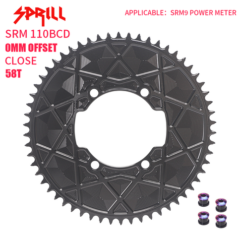 SRAM SRM 110BCD  High strength AERO Narrow Wide Chainring 54-66T