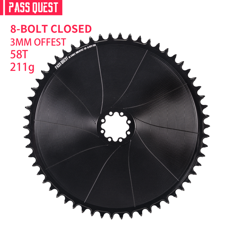 Plato SRAM 8 tornillos (desplazamiento 3 mm) GRAVEL/CARRETERA Narrow Wide 40-56D