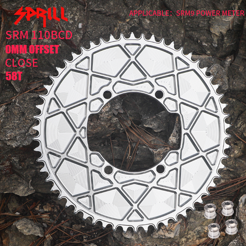 SRAM SRM 110BCD  High strength AERO Narrow Wide Chainring 54-66T