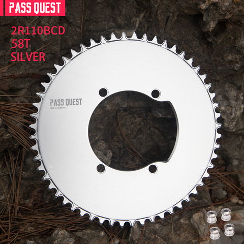 SHIMANO 110BCD Universal AERO Round Narrow Wide Chainring 44-60T