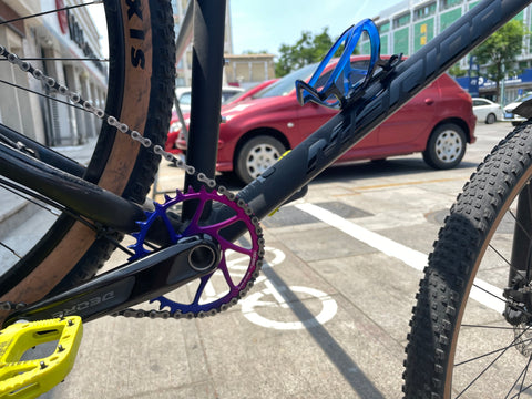 SHIMANO (0mm offset) Hollow Fade color Narrow Wide Chainring