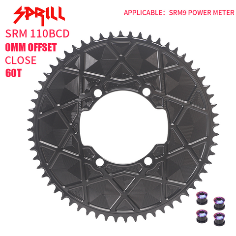 SRAM SRM 110BCD  High strength AERO Narrow Wide Chainring 54-66T
