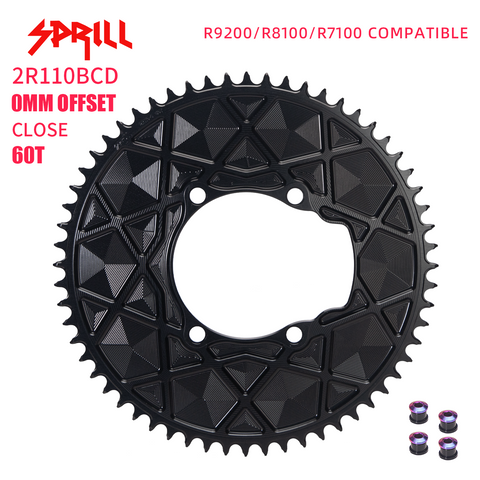 SHIMANO R9200 R8100 R7100 110BCD High strength AERO Narrow Wide Chainring 54-66T