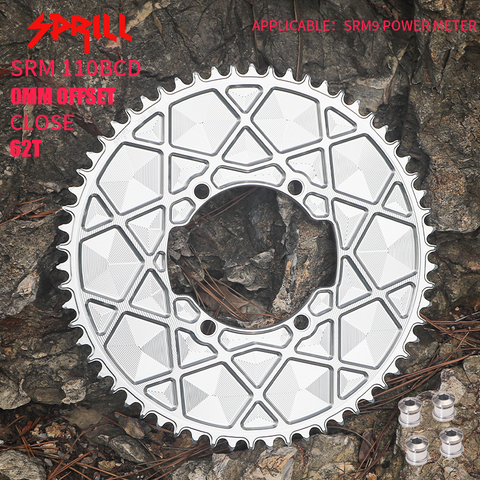 SRAM SRM 110BCD  High strength AERO Narrow Wide Chainring 54-66T