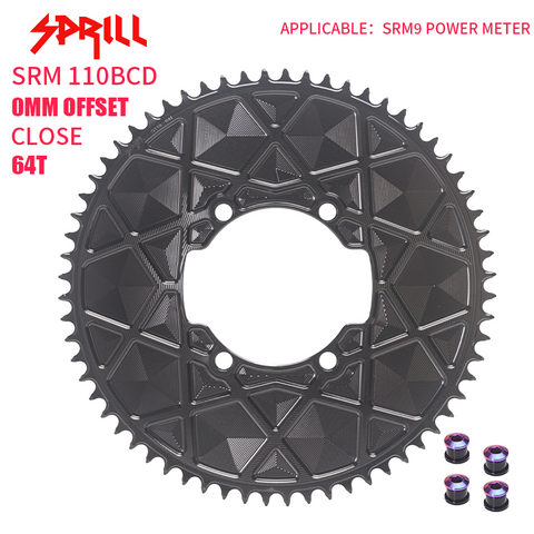SRAM SRM 110BCD  High strength AERO Narrow Wide Chainring 54-66T
