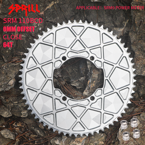 SRAM SRM 110BCD  High strength AERO Narrow Wide Chainring 54-66T