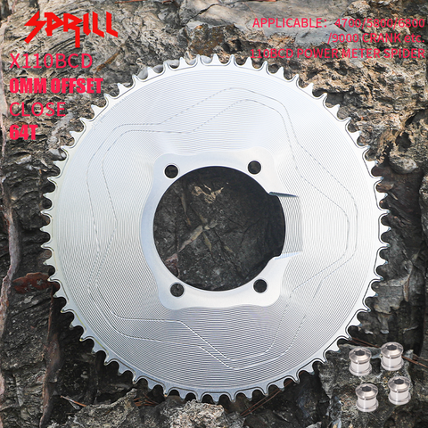 PASS QUEST X110BCD High strength AERO STAR Narrow Wide Chainring 56-66T