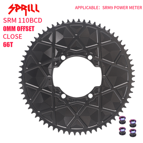 SRAM SRM 110BCD  High strength AERO Narrow Wide Chainring 54-66T