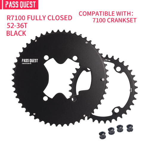 SHIMANO 2X R9200 R8100 R7100 110BCD Completely closed Road bike Gravel bike