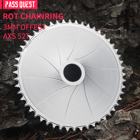 ROTOR (3mm offset ) AERO Round Narrow Wide Chainring