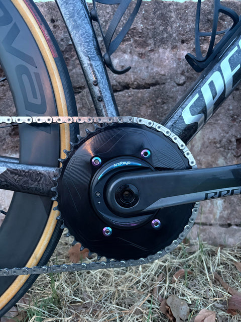 PASS QUEST SPRILL X110BCD 3mm offset AXS (4-bolt AERO) Round  Narrow Wide Chainring