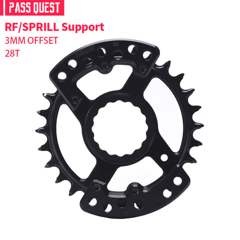 PASS QUEST specification narrow wide tooth belt guard plate/shimano/race face/easton