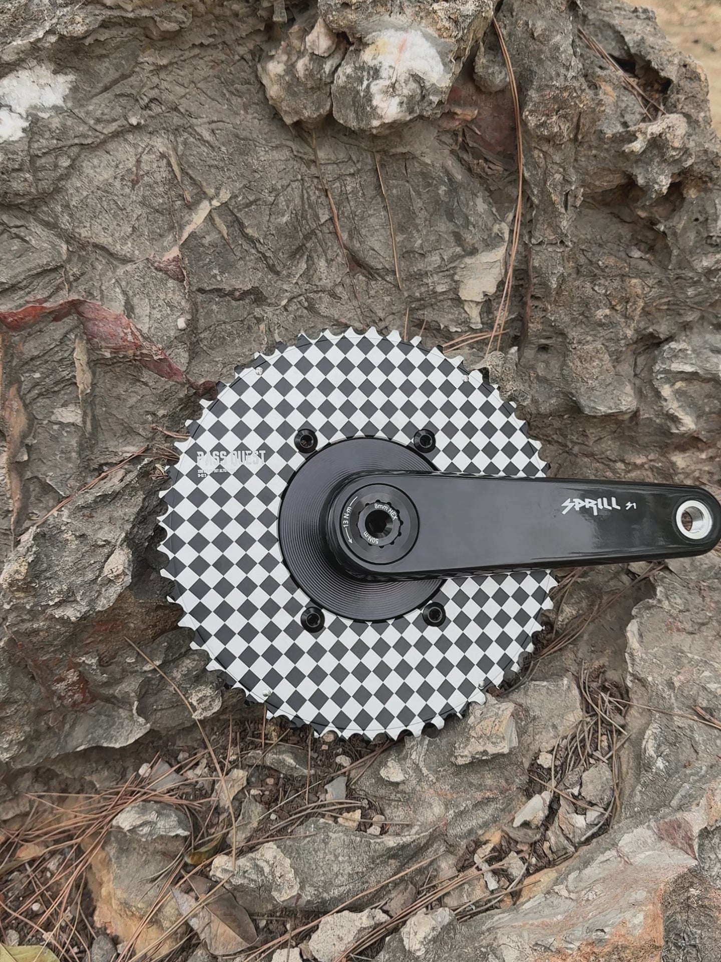 SHIMANO 110 BCD 2X Checkerboard appearance Road/Gravel bike 11-12s