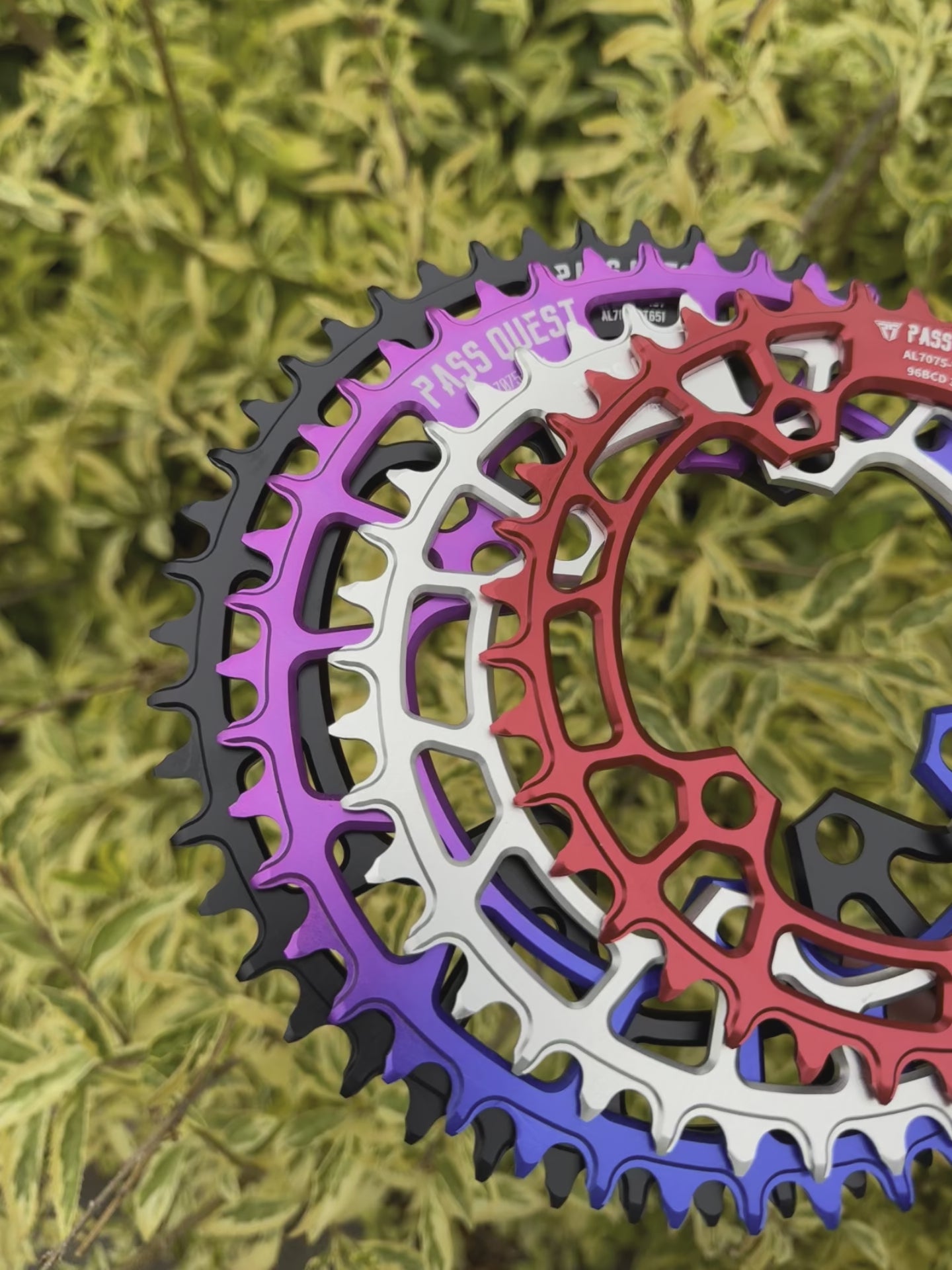 PASS QUEST Non-Standard 96BCD For Shimano Round Narrow Wide Chainring