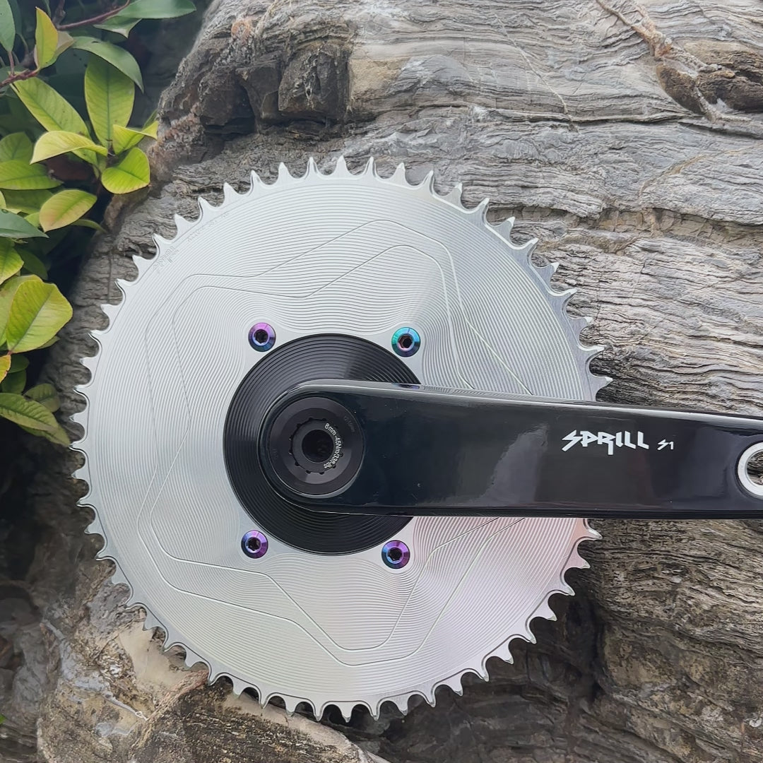 PASS QUEST X110BCD High strength AERO STAR Narrow Wide Chainring 56-66