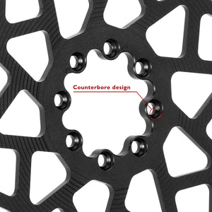 SRAM Force/AXS 8 Nails (3mm offset) Round Narrow Wide Chainring