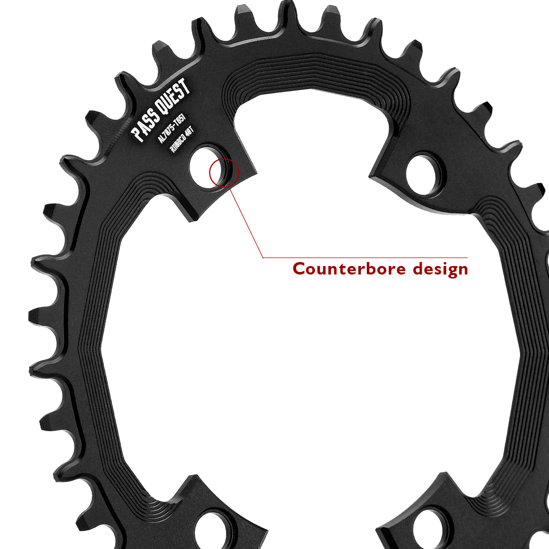 R110BCD (4-bolt ) Oval Narrow Wide Chainring – PASS QUEST