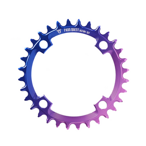 104BCD Round Fade Color  Mountain Bike Road Bike Narrow Wide Chainring