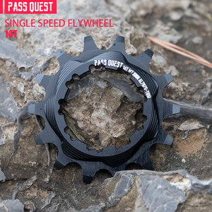 PASS QUEST Soil Slope Bicycle Singled Flywheel Modified Sstreet Climbing Bicycle Flywh Suitable For Shimano 8/9/10 Speed Chain