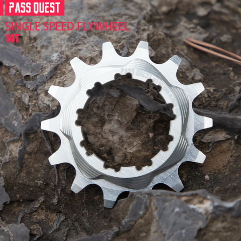 PASS QUEST Soil Slope Bicycle Singled Flywheel Modified Sstreet Climbing Bicycle Flywh Suitable For Shimano 8/9/10 Speed Chain