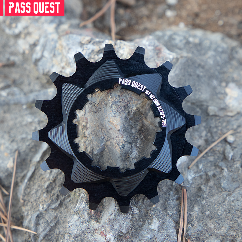 PASS QUEST Soil Slope Bicycle Singled Flywheel Modified Sstreet Climbing Bicycle Flywh Suitable For Shimano 8/9/10 Speed Chain