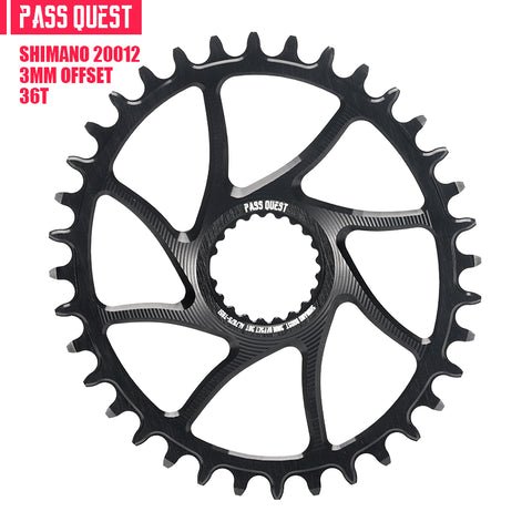 SHIMANO BOOST (3mm offset) Oval Narrow Wide Chainring