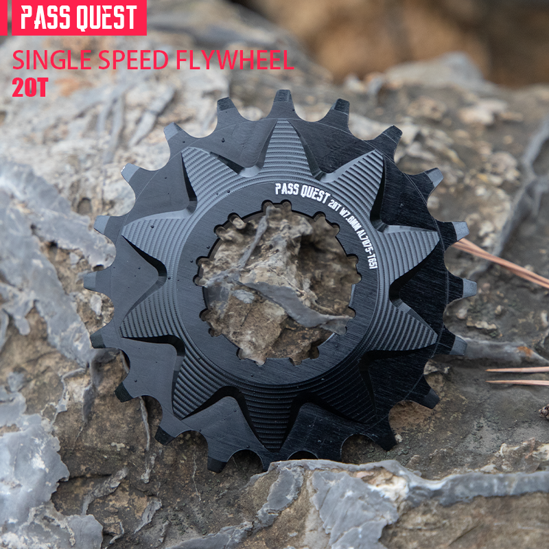 PASS QUEST Soil Slope Bicycle Singled Flywheel Modified Sstreet Climbing Bicycle Flywh Suitable For Shimano 8/9/10 Speed Chain