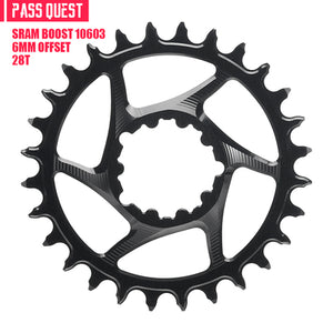 SRAM GXP/DUB (6mm offset) Round Narrow Wide Chainring