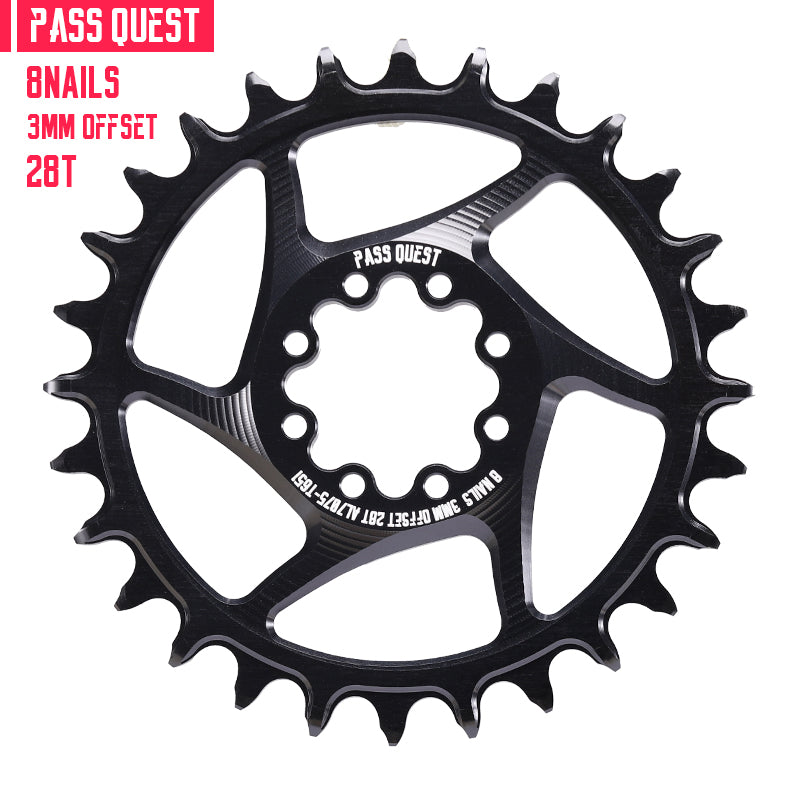 SRAM Force/AXS 8 Nails (3mm offset) Round Narrow Wide Chainring
