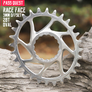 RACE FACE (3mm offset ) Oval Narrow Wide Chainring