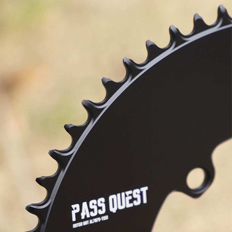 130 BCD (5-bolt AERO) Oval Narrow Wide Chainring – PASS QUEST