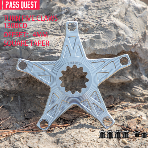 PASS QUEST White Industry Special Spider Modified Parts 30 Series Square Hole Crank Folding Bike