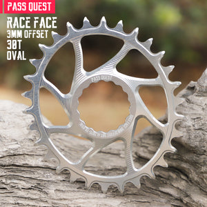 RACE FACE (3mm offset ) Oval Narrow Wide Chainring