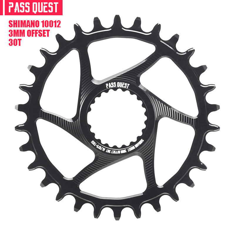 SHIMANO BOOST (3mm offset) Round Narrow Wide Chainring – PASS QUEST