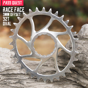 RACE FACE (3mm offset ) Oval Narrow Wide Chainring