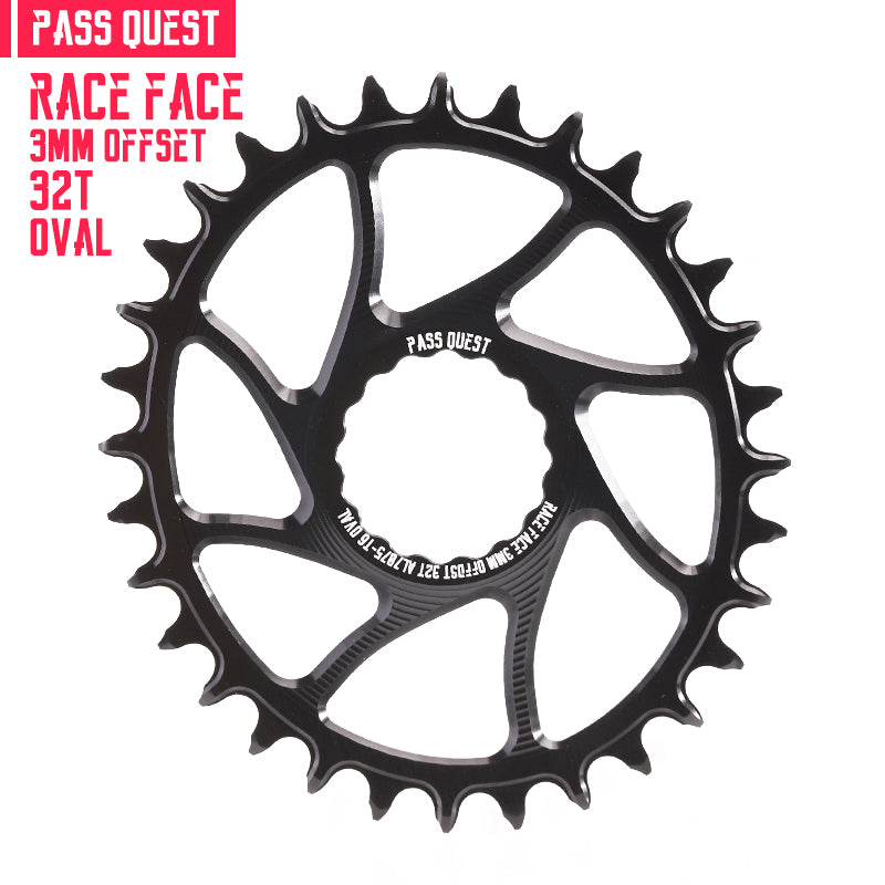 RACE FACE (3mm offset ) Oval Narrow Wide Chainring