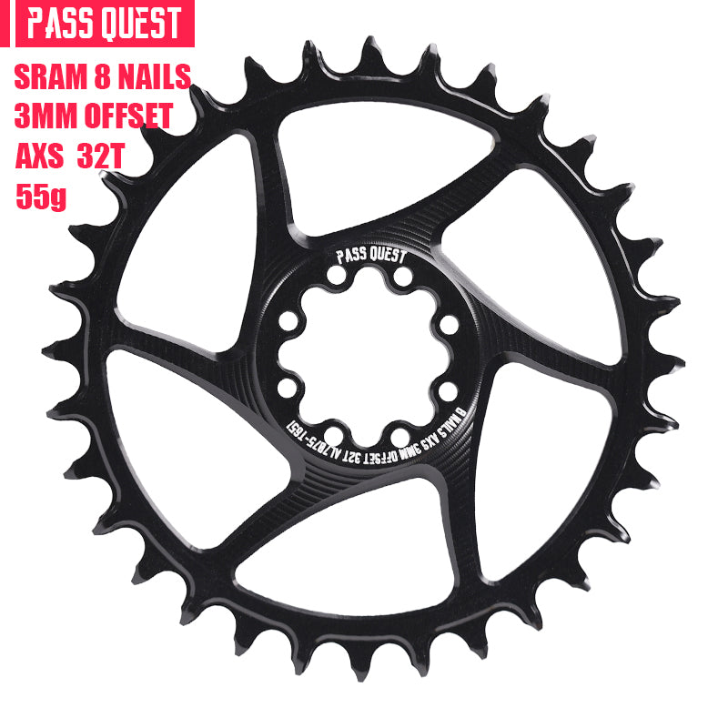 SRAM Force/AXS 8 Nails (3mm offset) Round Narrow Wide Chainring