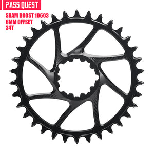 SRAM GXP/DUB (6mm offset) Round Narrow Wide Chainring