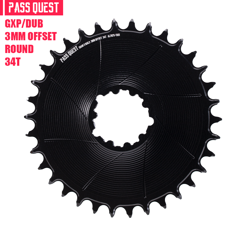 SRAM GXP/DUB ( 3mm offset) Round Narrow Wide Chainring