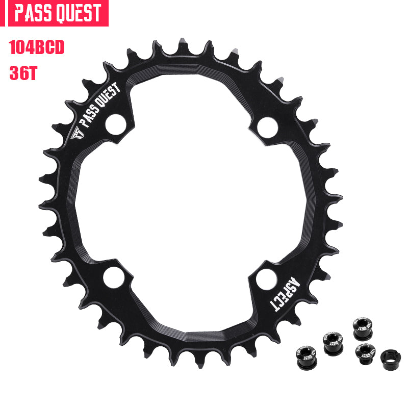 104BCD Oval Narrow Wide Chainring