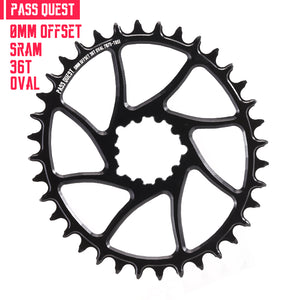 SRAM GXP/DUB (0mm offset) Oval Narrow Wide Chainring