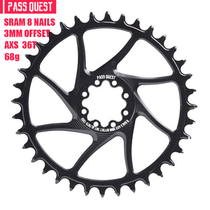 SRAM Force/AXS 8 Nails (3mm offset) Round Narrow Wide Chainring
